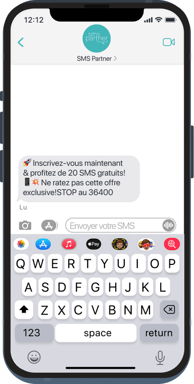 Exemple SMS avec emojis