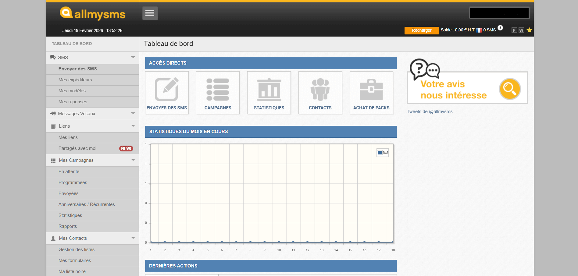 Interface AllmySMS